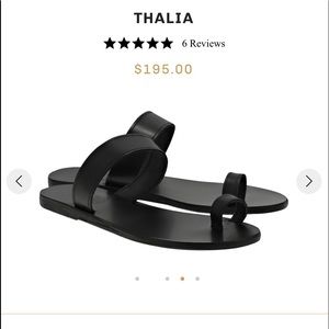 Ancient Greek Sandals ‘Thalia’ size 40 black